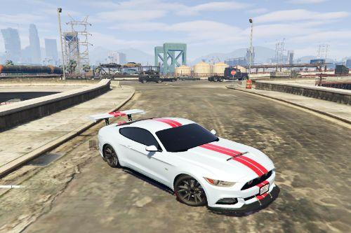 Ford Mustang 2015 3 Different Stripe Liveries